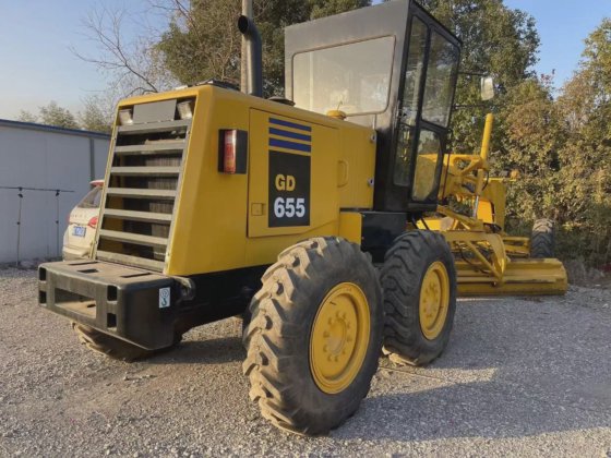 Efficient Low Hour Gd655 Grader for Large Scale Earthmoving in Anhui, China