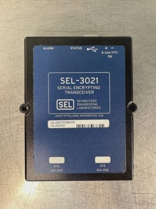Schweitzer Engineering SEL-3021 Serial Encrypting Transceiver (6.4.4 ...