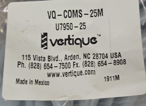 VERTIQUE VQ-COMS-25M PLC Cable Loc 5K in Duncan, SC, USA