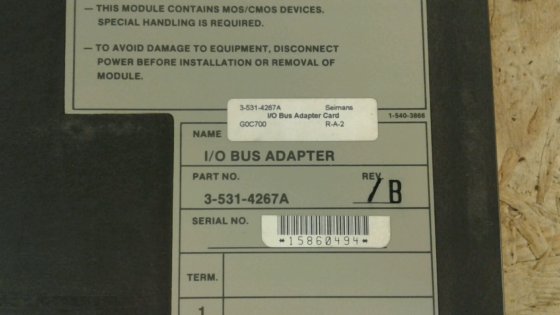 Cincinnati Milacron 3-531-4267A Input Output