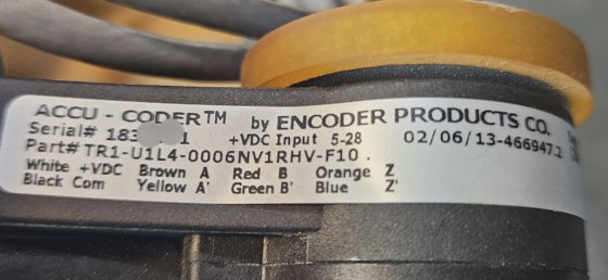 ACCU-CODER TR1-U1L4-0006NV1RHV-F10 Encoder Loc5B3