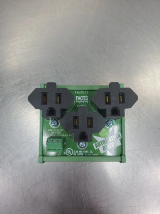 FACTS ENGINEERING FA-REC3 Outlet Module, 125VAC 15A 4D-03 in Duncan, SC ...