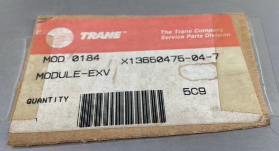 Trane 6400-0809-02 Rev. D X13650475-04-7 Mod 0184 Module-EXV 3C-45 in ...