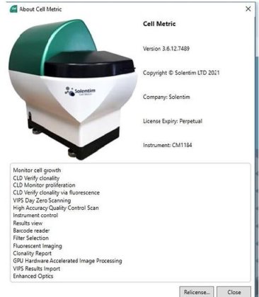 Advanced Instruments Solentim Cell Metric