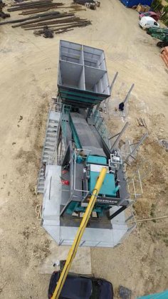 60 M3/h 移动混凝土搅拌站,准备发货!