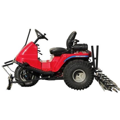 緑の砂のピットの熊手機械基礎運転のガソリン ゴルフ砂の心配装置