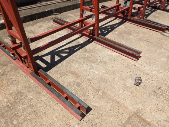 Glass Panel A Frame Racking in Carrara, Australia