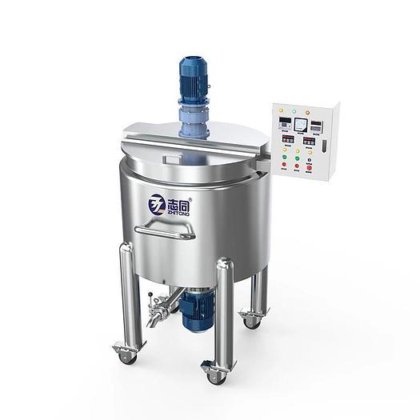 智通 500L 液体肥皂洗涤剂制造机 乳化剂储罐夹套反应釜 可定制