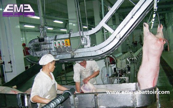 全自动流水线 中国制造商 小型屠宰场设备 屠体提升机 用于生猪屠宰场的设备