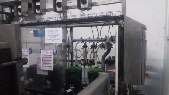 衛生センターを備えた加圧ステーション