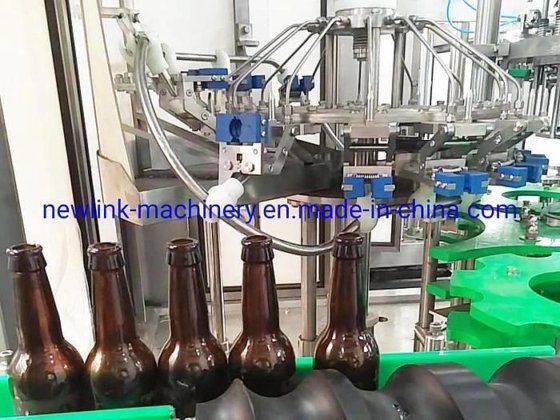 自動小型リニア型ガラス瓶充填ビール瓶詰め機