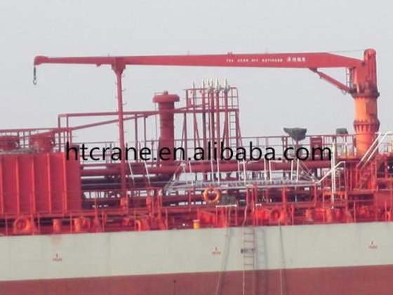 伸縮式クレーンオフショア堅い油圧デッキマリンブームマリーナポート船用マリーナポート堅いブームクレーン船用