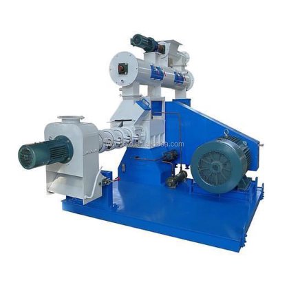 浮游鱼粉饲料挤出机加工生产线 水产颗粒挤出机