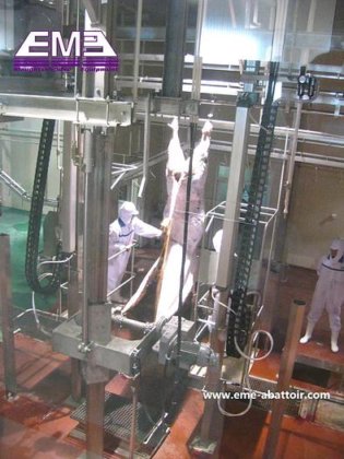 中国制造的牛皮液压拉皮机 肉类加工机械 牛屠宰场的牛屠宰机械