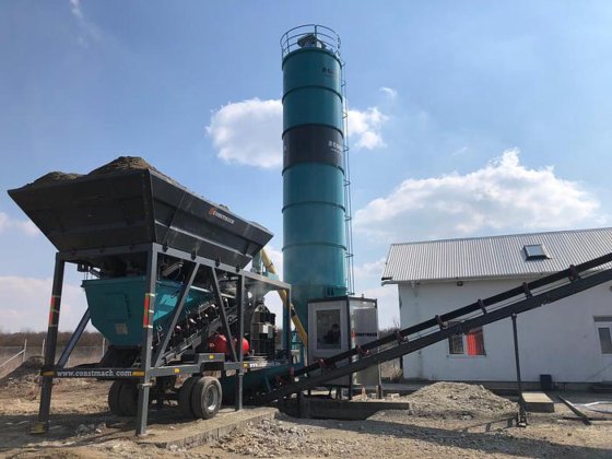 移動式コンクリートバッチングプラント