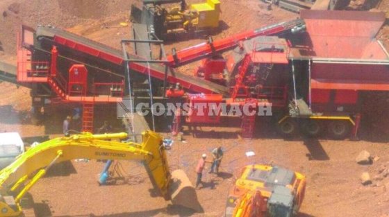 移動式破砕プラント