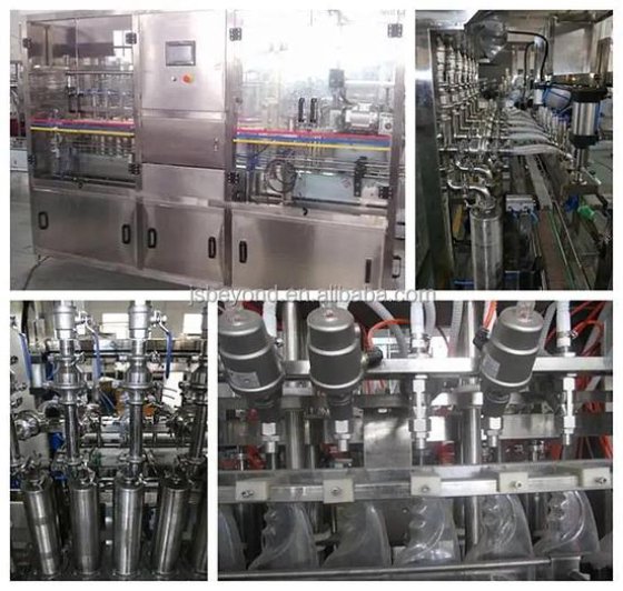 用于塑料瓶的二合一自动食用油灌装和旋盖机