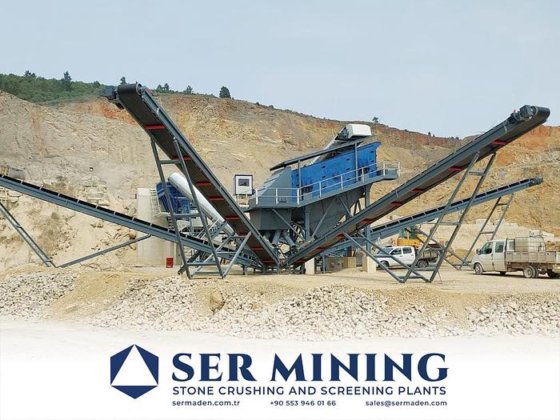 固定式一次衝撃破砕スクリーニングプラント