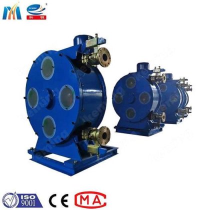 大型スクイーズホースポンプ ゴムホースコンベア 工業用ホースポンプ 3m 吸引パイプ付き