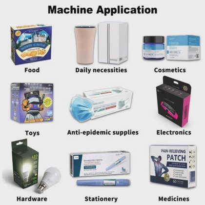 易于操作的卧式纸箱包装机 玩具盒装盒机 五金轴承 纸箱包装机