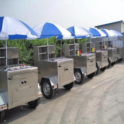 最高品質のソファフードトレーラーカスタムフードトレーラートイレフードトレーラー