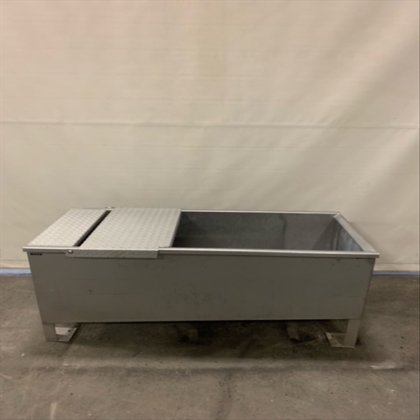 SS tanque rectangular horizontal