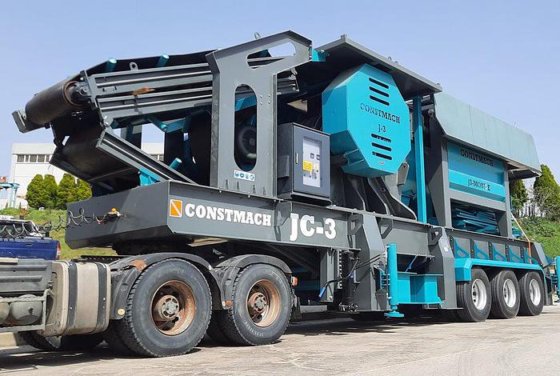 移动颚式破碎站