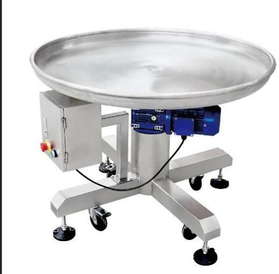 コンバータ付きホット304SS回転集積テーブル