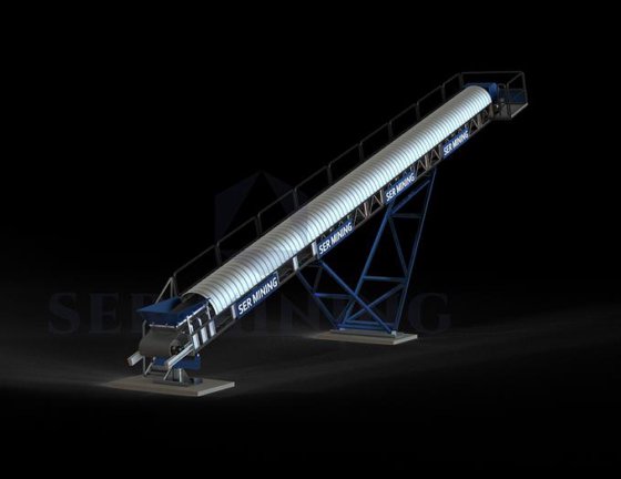 鉱業、砂利運搬用ゴムコンベアベルト