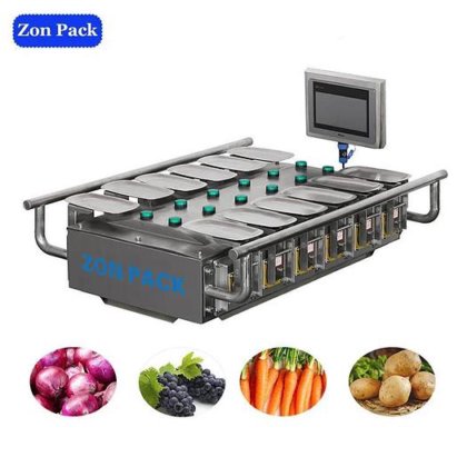 用于包装机的新鲜番茄、土豆、洋葱和肉类称重秤 12 皮带式组合秤