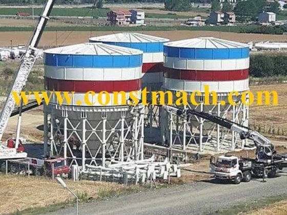 1000 吨容量水泥筒仓