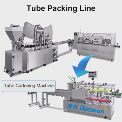 全自动护肤软膏生产包装线 护肤乳液软管灌装封口机 护肤软管装盒机