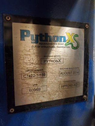 2014 LINCOLN ELECTRIC PYTHONX HPR260-XD PLASMA CUTTER in Edmonton ...