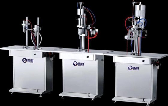 半自动气雾剂活塞式灌装封口机