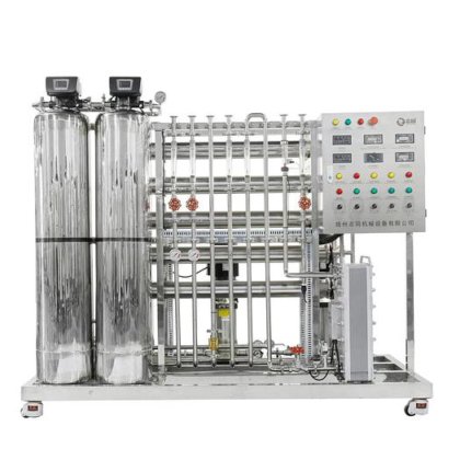 智通不锈钢两级水处理设备 大容量净水过滤系统