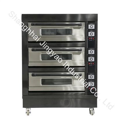 業務用ステンレススチール製電気/ガス大型パンピザケーキビスケットベーキングデッキオーブンマシン設備大型プロ仕様パン製造機ベーカリー設備