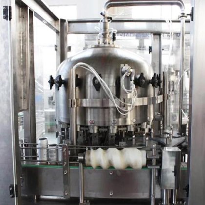 高速自动二合一碳酸饮料水铝罐灌装封口机