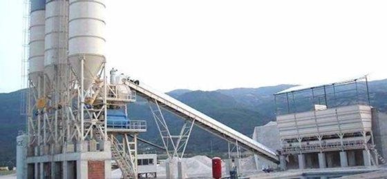 固定式混凝土搅拌站,产能 120 立方米/小时