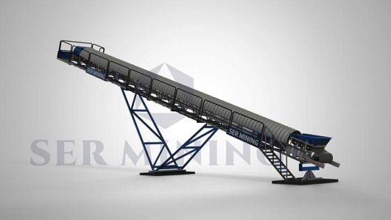 鉱業、砂利運搬用ゴムコンベアベルト