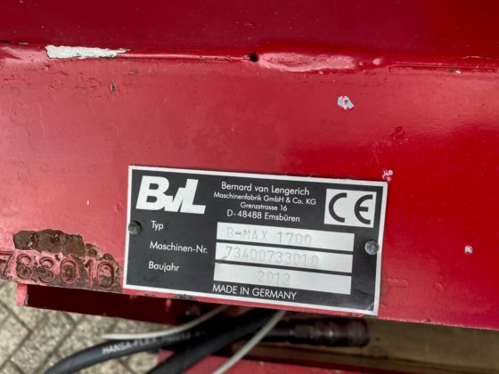 2012 BVL B-MAX 1700