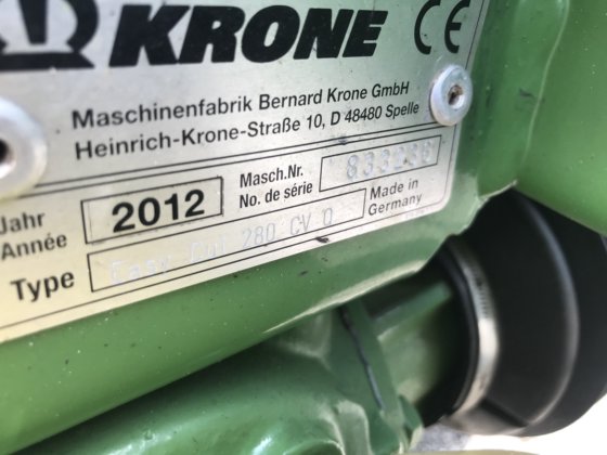 2012 克朗 EC 280 CV