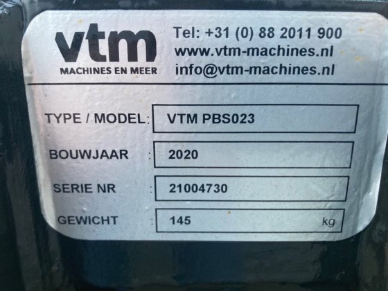 2020 VTM 带夹钳的杂物桶