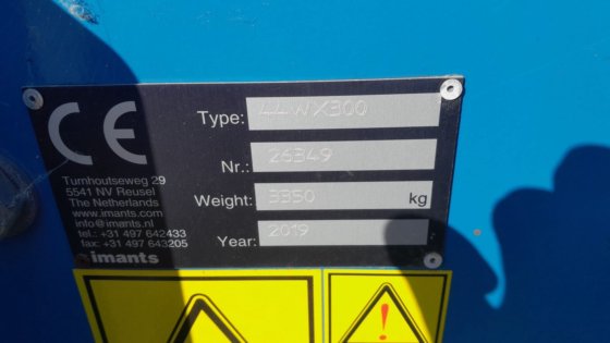 イマンツ 44WX300 ルーフリングローラー付