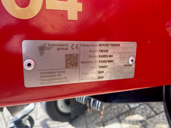 2020年式 ヴィコン ファネックス 804