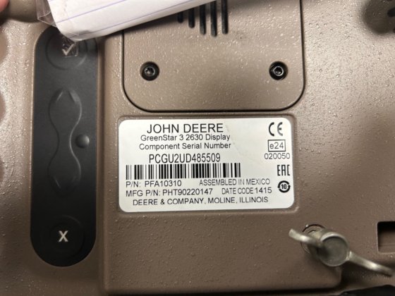 ジョンディア・スクリーン2630