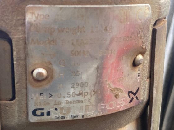 ピットからのトラクターPTOポンプ。