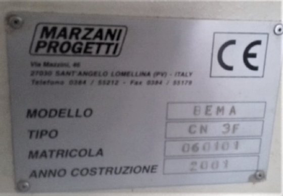 MARZANI WORKING CENTER WITH LOADING