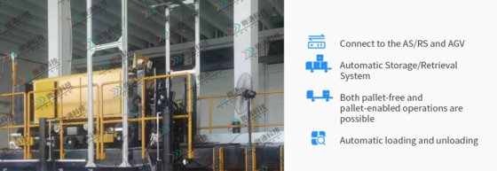 行走式双垛装车机