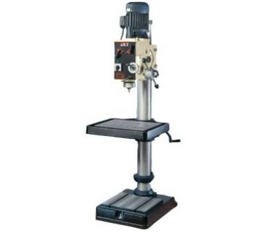JET GEARHEAD DRILL PRESS W/POWERFEED