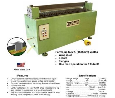 DUCTFORMER TDFC BRAKE 18 Ga
